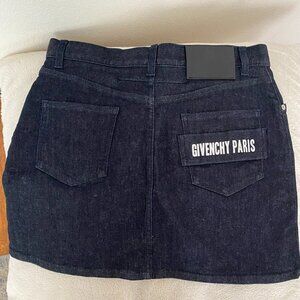 Givenchy Denim Mini Skirt Size 42